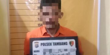 Polsek Tambang Ringkus Pencuri Dompet Di Jalan Raya, Pelaku Ditangkap Di TKP