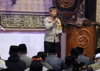 Safari Di Masjid Jami’ Ridwan, Kapolres Aceh Tengah : Tingkatkan Kepedulian Terhadap Keluarga