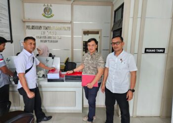 Satreskrim Polres Aceh Tengah Kirim Berkas Korupsi Pembangunan Pasar bertingkat Bale Atu