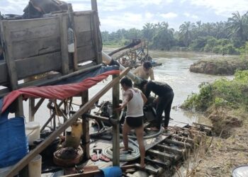 Polsek Kuantan Mudik Berhasil Mengungkap Kasus Dugaan PETI Di Sungai Batang Petai