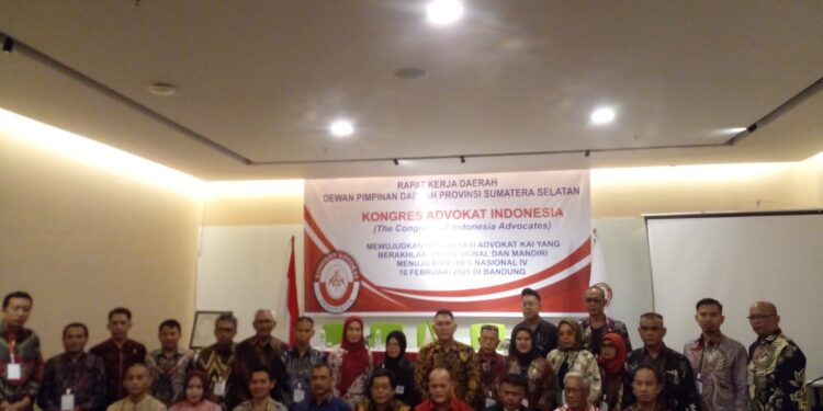 Rakerda DPD Kongres Advokat Indonesia Provinsi Sumatera Selatan