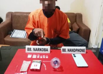 Satnarkoba Polres Kampar Bekuk Pengedar Sabu Di Kasikan, 2,28 Gram Diamankan!