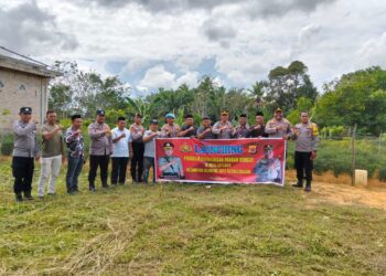 Polsek Runding Dampingi Wakapolres Launching Program Pangan Bergizi Desa Sepadan