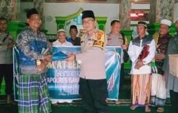 Wakili Kapolres Banyuasin, Kapolsek Makarti Jaya Melaksanakan Jum’at Curhat