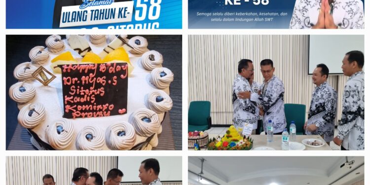 Milad Berkesan Di Tengah Rapat, PGRI Sumut Rayakan Kelahiran Ilyas Sitorus