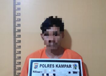 Sat Resnarkoba Polres Kampar Ciduk Pengedar Sabu di Pantai Cermin, 3,82 Gram Diamankan