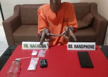 Polres Kampar Gencar Berantas Narkoba Sabu 5,32 Gram Ganja dan 0,32 Gram Diamankan!