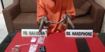 Polres Kampar Gencar Berantas Narkoba Sabu 5,32 Gram Ganja dan 0,32 Gram Diamankan!