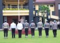 Kapolres Kuansing Pimpin Apel Pagi, Tekankan Pelayanan Prima Kepada Masyarakat Dan Jauhi Pelanggaran