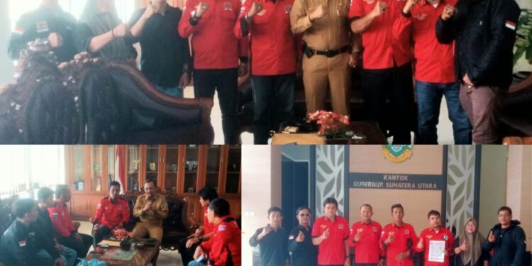 Kadis Kominfo Terima Audensi DPW PWDPI Sumut Tepat Satu Hari HUT Kadis