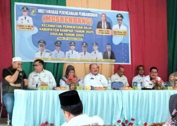 Pemkab Kampar Jaring Aspirasi Masyarakat Pada Musrenbangcam Perhentian Raja