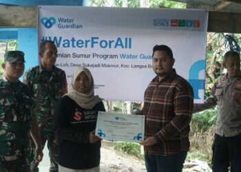Water Guardian Bersama Relawan Bantu Sumur Bor Air Bersih