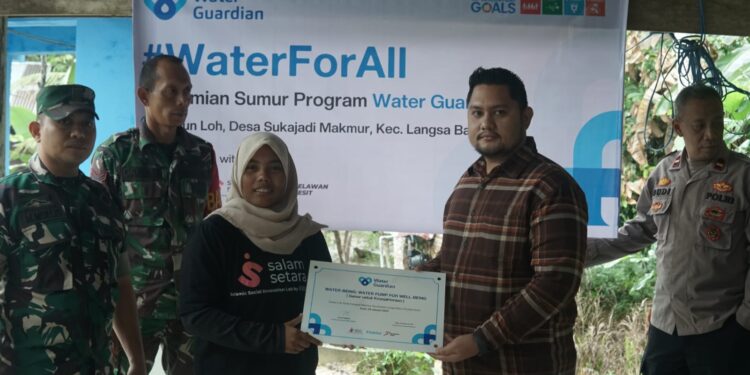 Water Guardian Bersama Relawan Bantu Sumur Bor Air Bersih