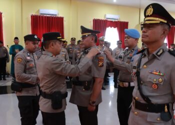 Kapolres Kampar Pimpin Sertijab Kapolsek Siak Hulu, Asdisyah Mursyid Gantikan Fauzi