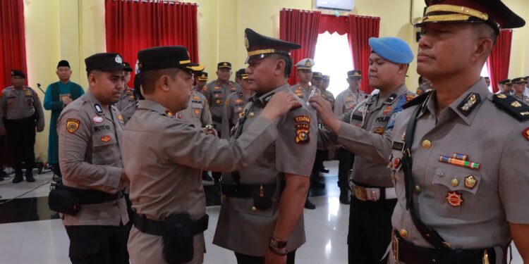 Kapolres Kampar Pimpin Sertijab Kapolsek Siak Hulu, Asdisyah Mursyid Gantikan Fauzi