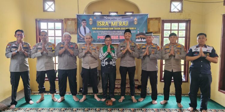 Polsek Siak Hulu Gelar Tausiyah Isra Mi’raj, Ingatkan Pentingnya Kualitas Ibadah Dan Kinerja Polri Presisi