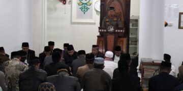Safari Subuh Di Masjid Babut Taubah, Wakapolres Sampaikan Bahaya Narkoba Dan Perjudian