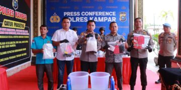 Polres Kampar Musnahkan 3,4 Kg Sabu Dan 181 Ekstasi, Ajak Masyarakat Memberantas Narkoba