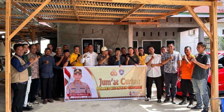 Melalui Jum’at Curhat, Polres Kuansing Sampaikan Kamtibmas Dan Dengarkan Keluhan Masyarakat