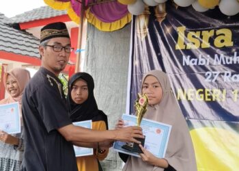 Peringati Isra Miraj SDN 174 Palembang Gelar Tausiyah Dan Perlombaan