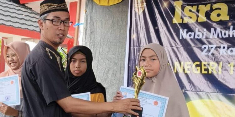 Peringati Isra Miraj SDN 174 Palembang Gelar Tausiyah Dan Perlombaan