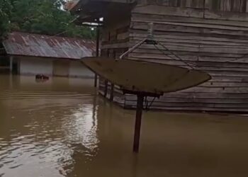 Banjir Kembali Melanda Dua Kecamatan Di Kabupaten Kampar
