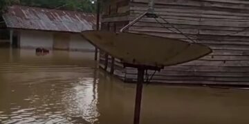 Banjir Kembali Melanda Dua Kecamatan Di Kabupaten Kampar