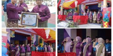 Jadi Pembina Upacara HUT Kabupaten Kampar ke-75, Pj Bupati : Bangun Kampar Yang Lebih Maju Dan Bersaing