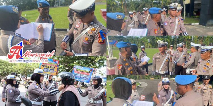 Satgas Ban Ops Polres Kuansing Laksanakan Gaktibplin Personel Operasi Lancang Kuning