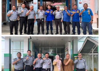 Kalapas Blangkejeren Dan Pejabat Struktural Silaturrahmi Bersama Dinas Damkar Dan RSUD Ali Kasim