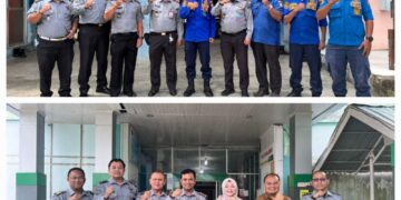 Kalapas Blangkejeren Dan Pejabat Struktural Silaturrahmi Bersama Dinas Damkar Dan RSUD Ali Kasim