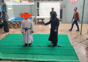 Satpol PP/WH Aceh Tengah Gelar Pelaksanaan Uqubat Cambuk Dengan 4 Terdakwa
