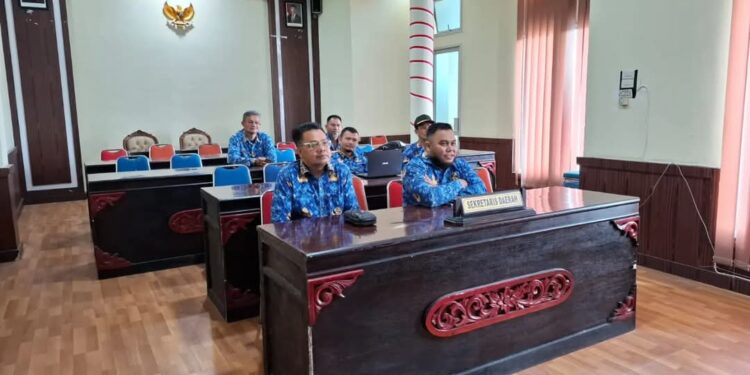 Pemkab Bener Meriah Ikuti Rakor PID Minggu Ke 2 Di Bulan Februari 2025