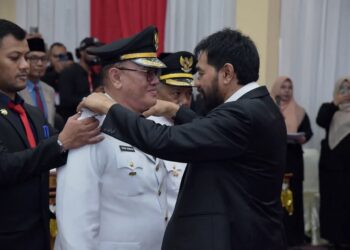 Tagore Abubakar – Armia Resmi Dilantik Sebagai Bupati dan Wakil Bupati Bener Meriah Oleh Gubernur Aceh