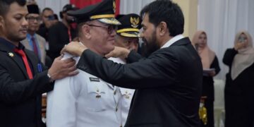 Tagore Abubakar – Armia Resmi Dilantik Sebagai Bupati dan Wakil Bupati Bener Meriah Oleh Gubernur Aceh