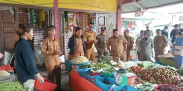 Jelang Bulan Puasa Ramadhan, Pemkab Bener Meriah Sidak Kebutuhan Pokok Di Pasar