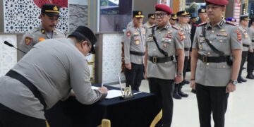 Kapolda Aceh Pimpin Sertijab Dirreskrimsus, Winardy Mutasi Ke Bareskrim Polri