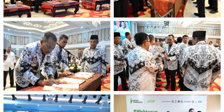 Lantik Pengurus PGRI Sumut, Ilyas Sitorus Berharap Dapat Meningkatkan Kualitas Pendidikan