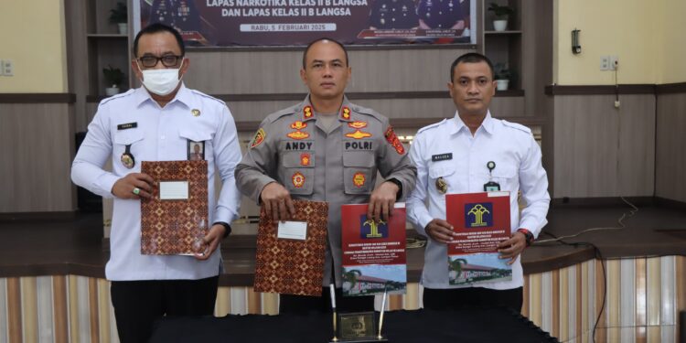 Sinergi Pengawasan dan Keamanan, Polres dan Lapas Tanda Tangan MoU