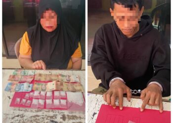 Polsek Kampar Kiri Ungkap Dua Kasus Narkoba Di Desa Kebun Durian, Amankan 17 Paket Sabu dan Dua Tersangka