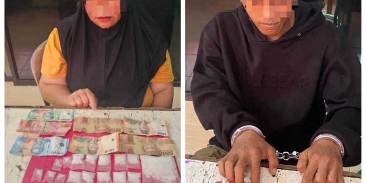 Polsek Kampar Kiri Ungkap Dua Kasus Narkoba Di Desa Kebun Durian, Amankan 17 Paket Sabu dan Dua Tersangka