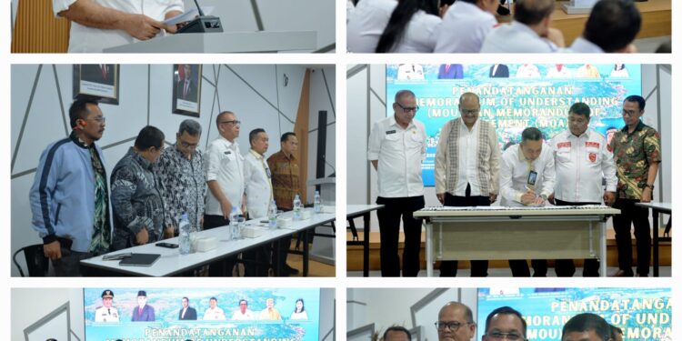 Pj Sekdaprov Sumut Saksikan Penandatanganan Kerja Sama Dan Kesepahaman Toba Caldera UGG