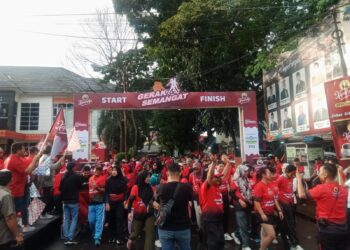 Opening Ceremony Gerak Semangat Bersama Tribun Sumsel Di Kecamatan Ilir Barat 1 Palembang