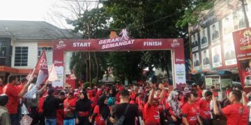 Opening Ceremony Gerak Semangat Bersama Tribun Sumsel Di Kecamatan Ilir Barat 1 Palembang