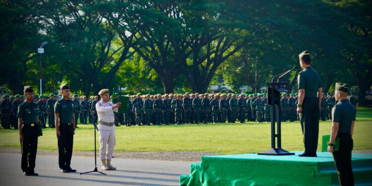 Kasdam IM Bacakan Amanat Kasad: TNI AD Siap Wujudkan Asta Cita dan 17 Program Prioritas