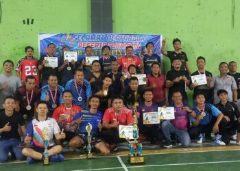 Turnamen Badminton Butterfly CUP II Sukses Digelar Di Desa Klambir Lima Kebun 