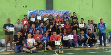 Turnamen Badminton Butterfly CUP II Sukses Digelar Di Desa Klambir Lima Kebun