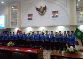 Pengukuhan Pengganti Antar Waktu Dewan Pengurus Korpri Kota Palembang Tahun 2025