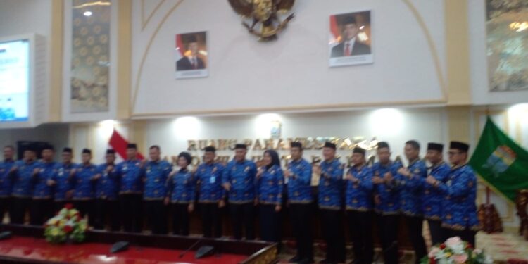 Pengukuhan Pengganti Antar Waktu Dewan Pengurus Korpri Kota Palembang Tahun 2025