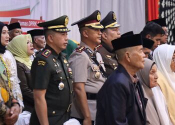 Dandim Raden Herman Sasmita Menghadiri Pelantikan Bupati Dan Wakil Bupati Aceh Tengah 